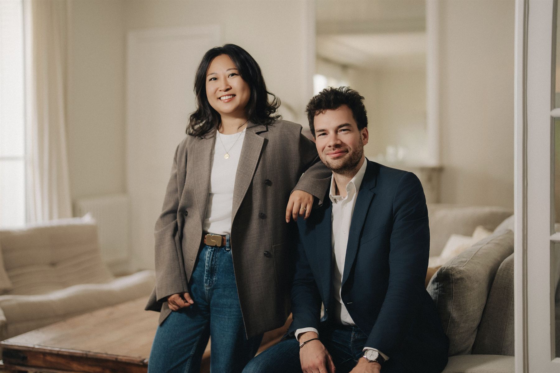 Sophie Fu et Quentin Dampierre, les deux fondateurs de Boréalis Entrepreneurs